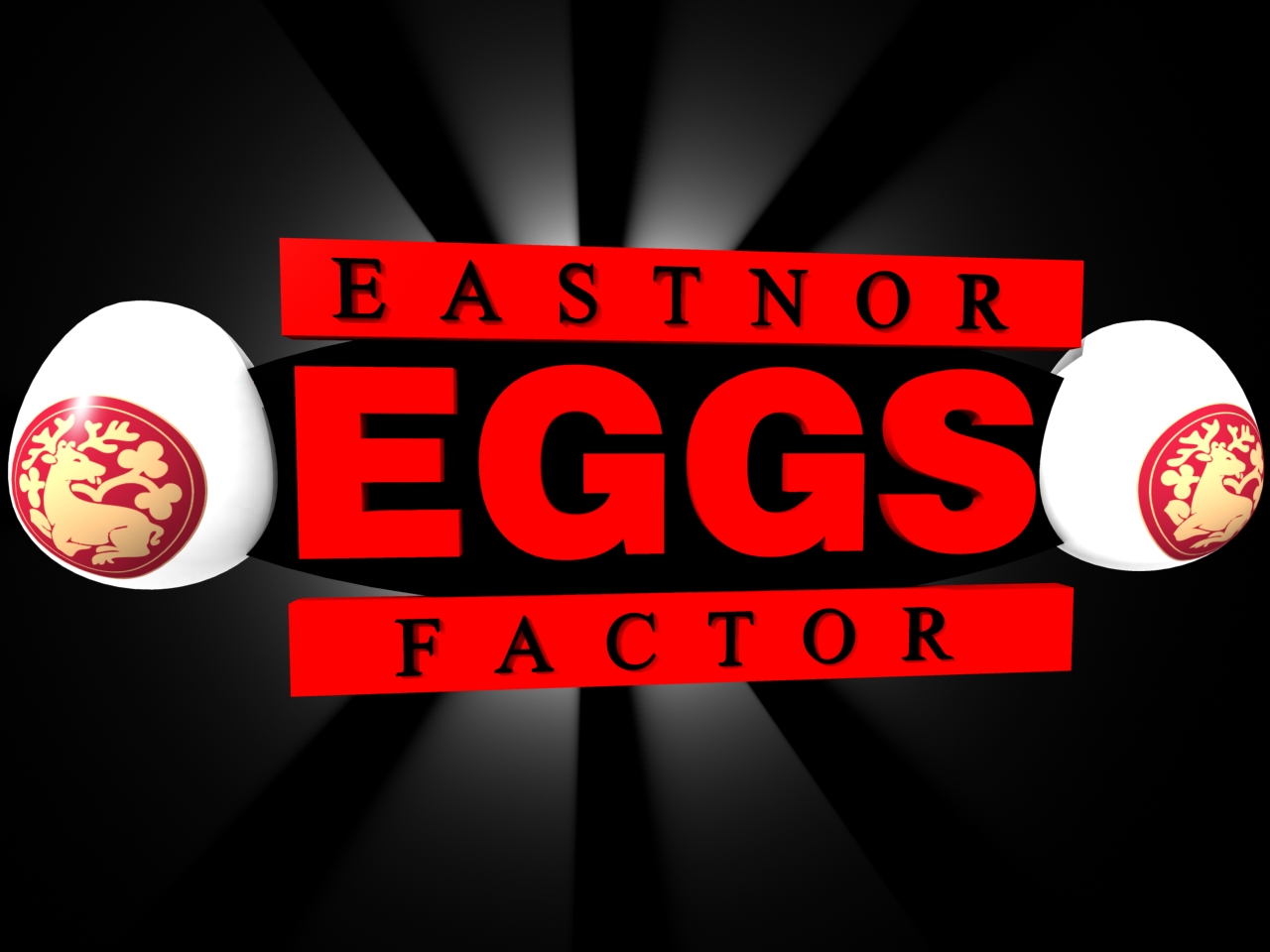 3D Easter Event Logos