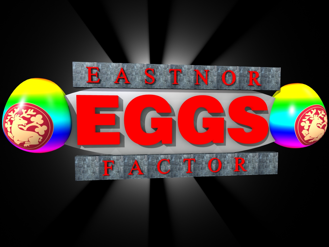 3D Easter Event Logos