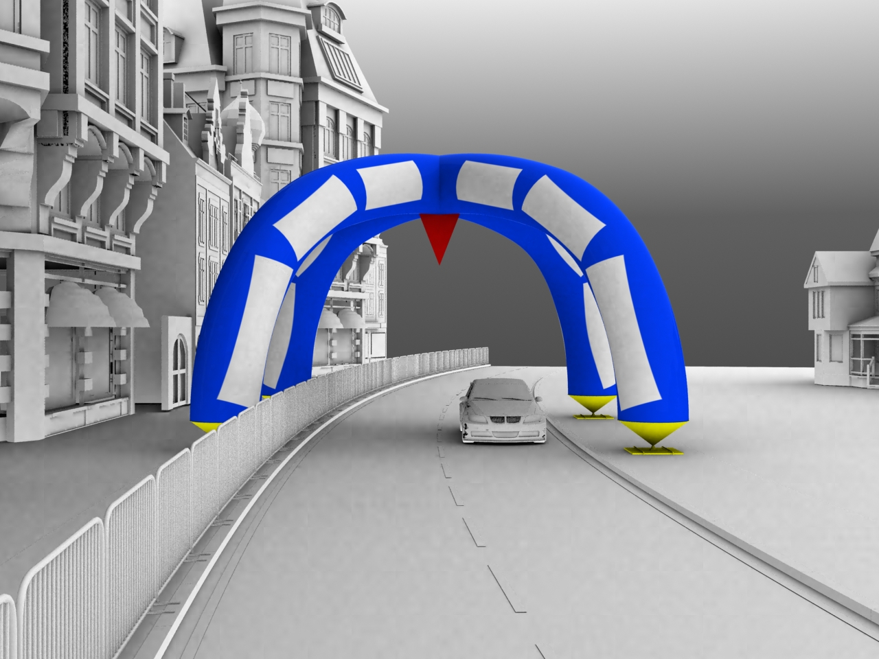 Inflatable 3D Designed Road Arch