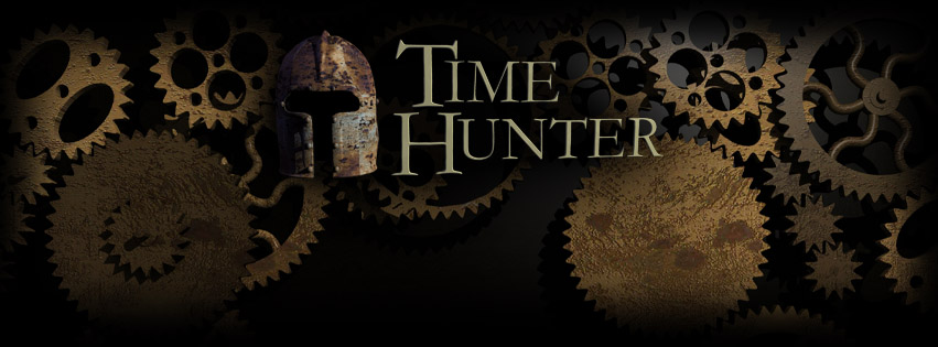 Text, helmet and cogs event branding